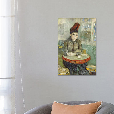 Woman In The Café Tambourin, 1887 by Vincent Van Gogh - Wrapped Canvas Painting