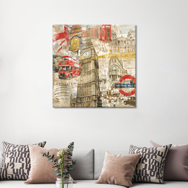 In London by Tyler Burke - Wrapped Canvas Print, 93.98 cm H x 93.98 cm W x 1.91 cm D