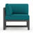 Smith 94'' Wide L-Shaped Powder Coated Aluminum Patio Sectional with Sunbrella® Cushions-1561624564-1550201905