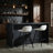 Iraiz Upholstered Counter Stool with Metal Frame-1791533004