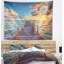 Tapisserie de pilier de soleil sur mer-28488620