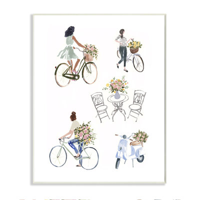 " Paris Flowers And People "
