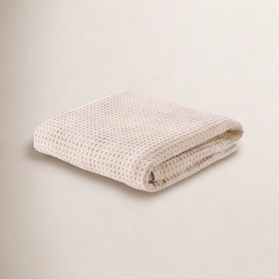 Minali 100% Cotton Waffle Weave Blanket
