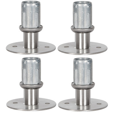 Adjustable Stainless Steel Flanged Foot . Flange For Stainless Steel 1-5/8" O.d Tubing