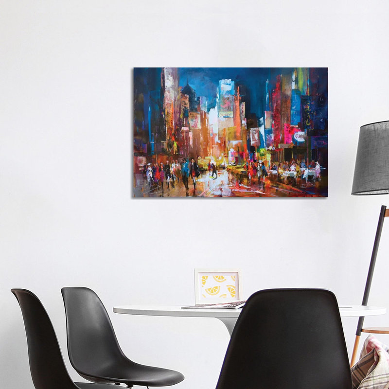 New York by Willem Haenraets - Wrapped Canvas Painting, 101.6 cm H x 66.04 cm W x 1.91 cm D