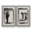Ensemble de 2 cartes monochromes occidentales-1452810922-1452810916