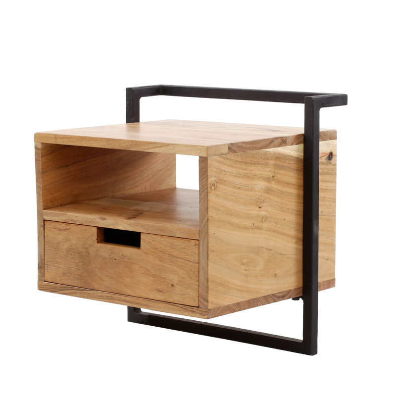 David 1 Drawer Bedside Table