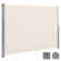 Patio Retractable Side Awning with Aluminum Frame, Waterproof Privacy Screen for Garden and Pools