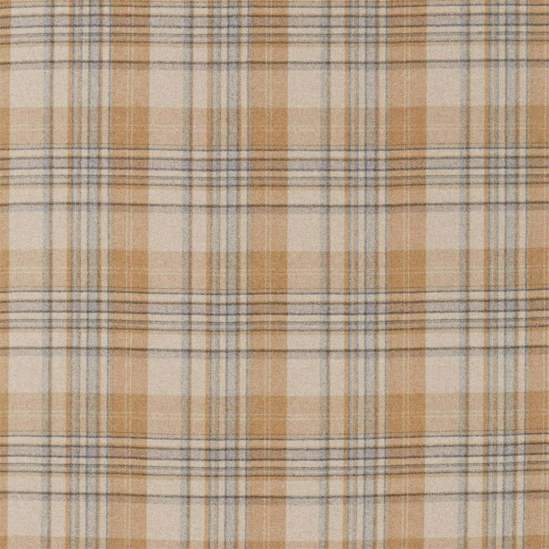 Bryndle Check Fabric, Honey/Gray