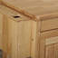 Chariot de cuisine Locust Grove avec plateau en bois