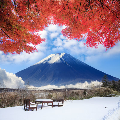 Fuji by Nicholashan - Wrapped Canvas Print