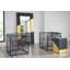 Scorched Side Table Black And Gold Leaf