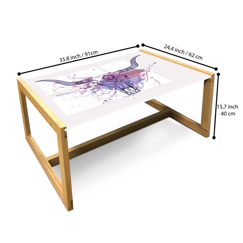 Jakiara Sled Coffee Table, 90cm H x 62cm W x 40cm D