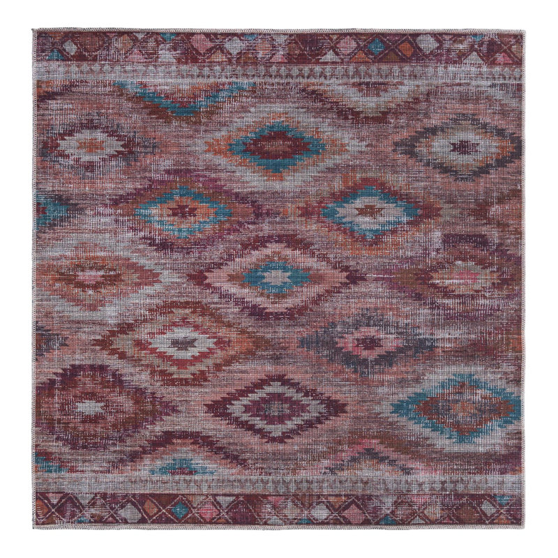 Sisu Geometric Indoor Rug, Square 5'3"