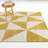 Hailsham Yellow Modern Geometric Area Rug-828876187