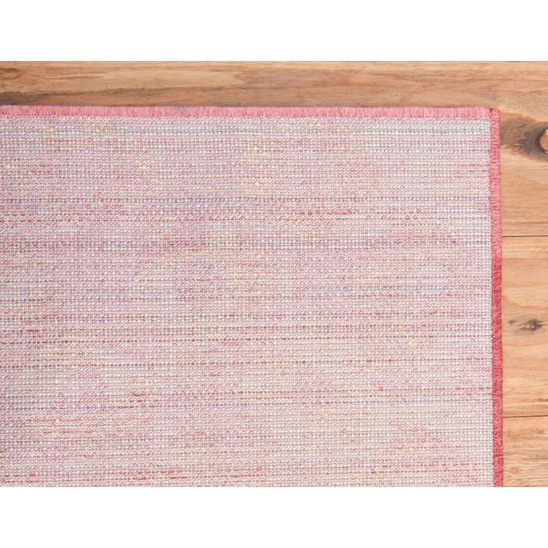 Tapis rose / doré Kyng, Rectangle 2 pi 2 po x 3 pi 1 po