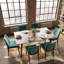 Chaise parsons rembourrée en lin Barriento-20575648