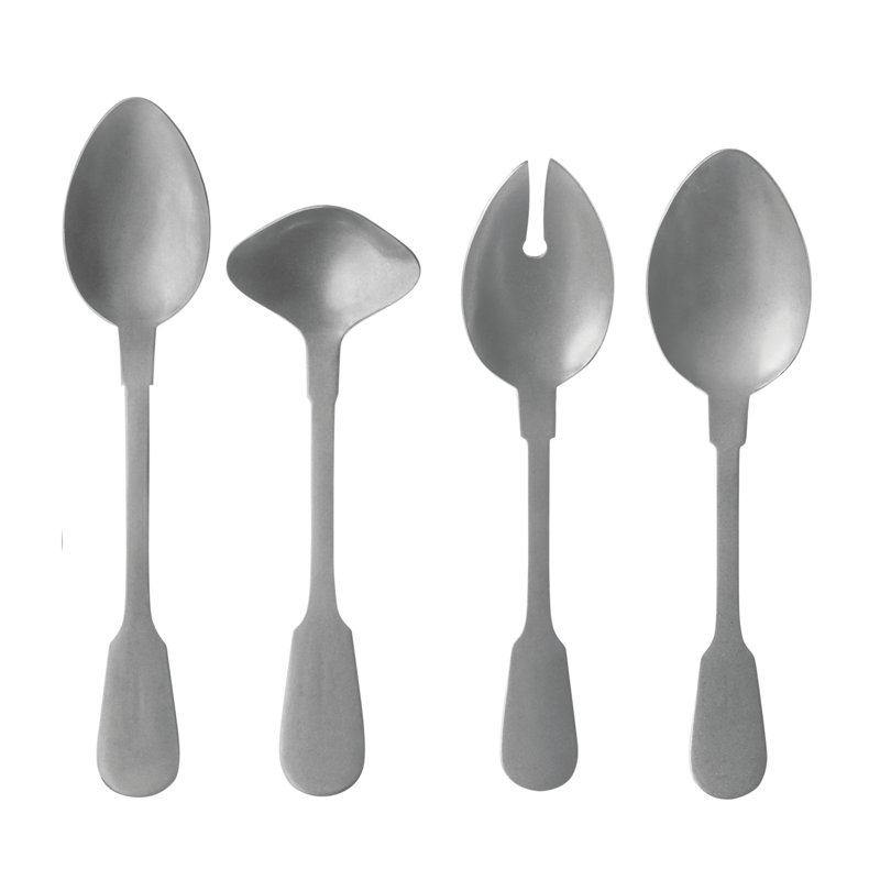 Saga 4 - Piece Stainless Steel Hostess Set