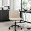 Chaise de bureau pivotante en tissu respirant-1793336761