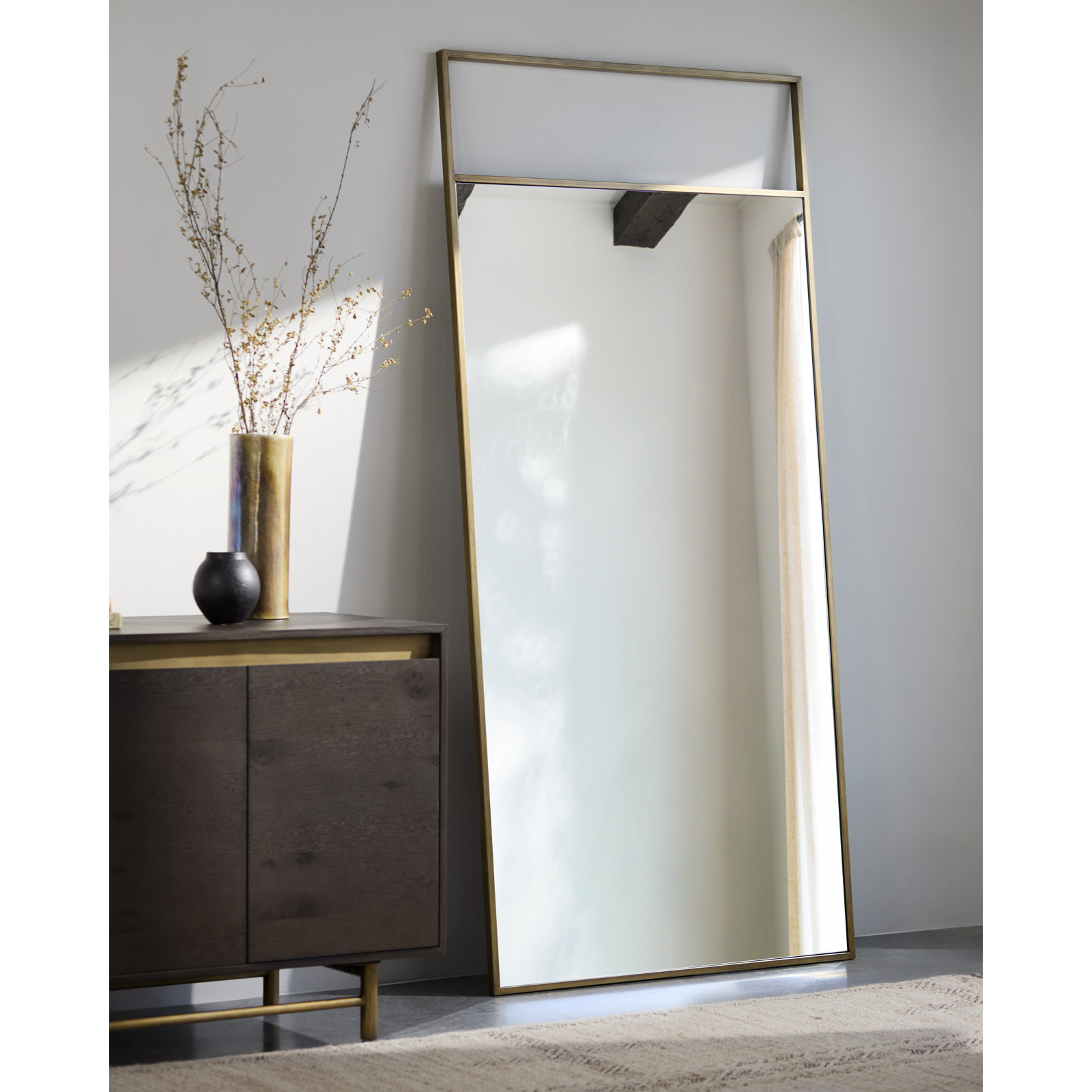 Overstreet 35" Full-Length Mirror, Gold