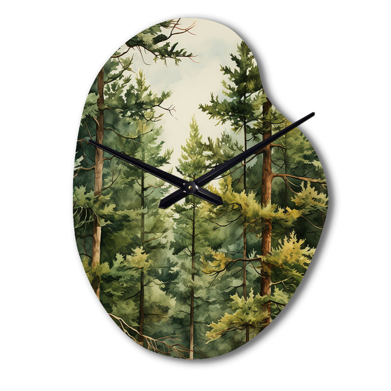 Horloge murale pin symphonique II - pin, Petit