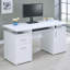 Bureau d'ordinateur en bois manufacturé Azayliah-33090308