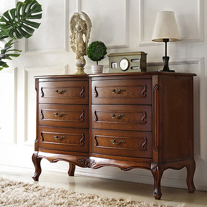 Commode d'appoint à grande capacité American Retro