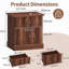 57.7 cm W Chest of 2 Drawers