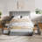 Masad Upholstered Platform Drawer Storage Bed with Adjustable Headboard-1428835488-1428835490