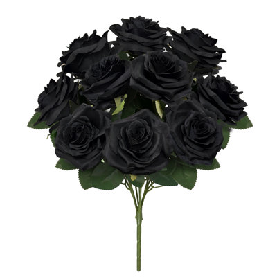 Jaafer 18 " Faux Rose in