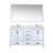 Jacques 60 in. W x 22 in. D Double Bath Vanity, Faucet Set and 58 in. Mirror-113024817-51244998