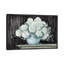 White Hydrangea On Black Crop - Painting on Canvas-1719175176-1637289826