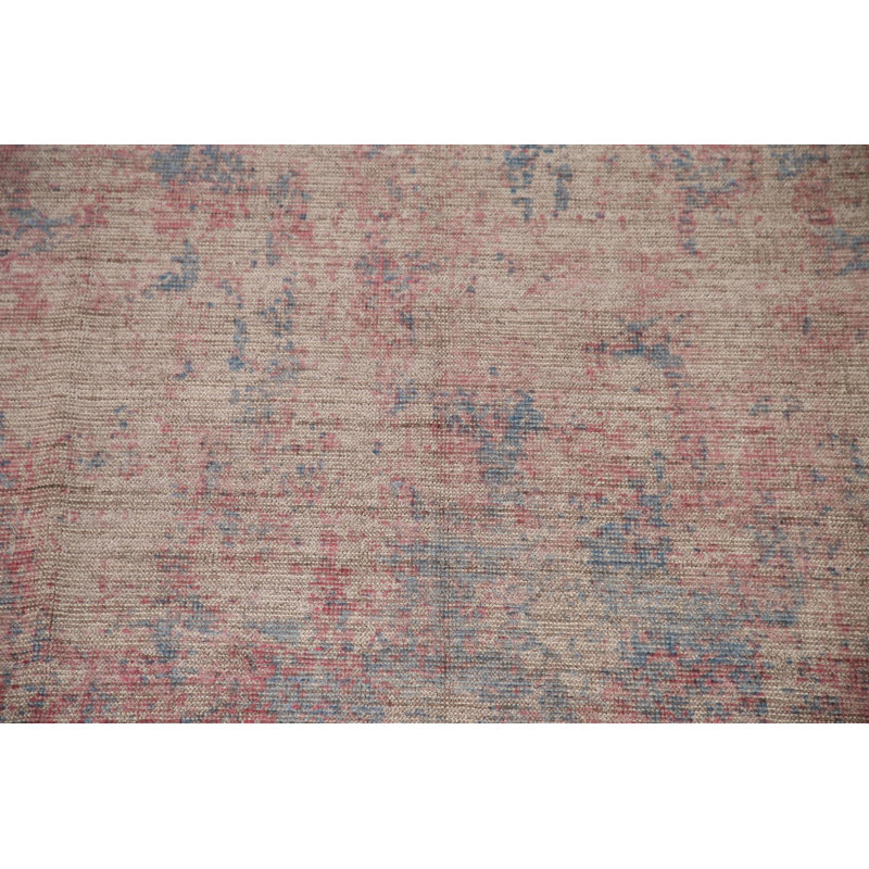 Tapis abstrait en laine fait à la main