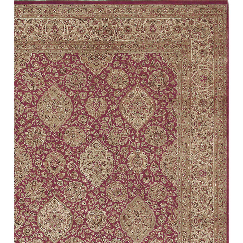 Wool Oriental Area Rug, Rectangle 4' x 6'