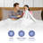 100% Viscose from Bamboo Pillowcases Only, 300 Thread Count, Hidden Zipper, Cooling Breathable, Bedding Pillow Covers for Hot Sleepers - Gift-Ready Packaging, PACK OF 2 (Gray Mist)-111681623-111681626