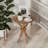 Farmhouse Round Wood End Table
