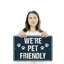 Enseigne en plastique 13 po x 20 po We Pet Pet Street