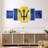 Caribbean Barbados Flag-279051994