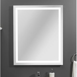 Miroir à del 24 x30, anti-brouillard, temp fixe de couleur