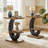 20.47''Arc-Shaped Side End Table