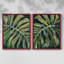 Reproduction encadrée Nocturnal Monstera I-Premium - prête à être accrochée - aucun clou requis - aucun clou requis-280901703-280901705