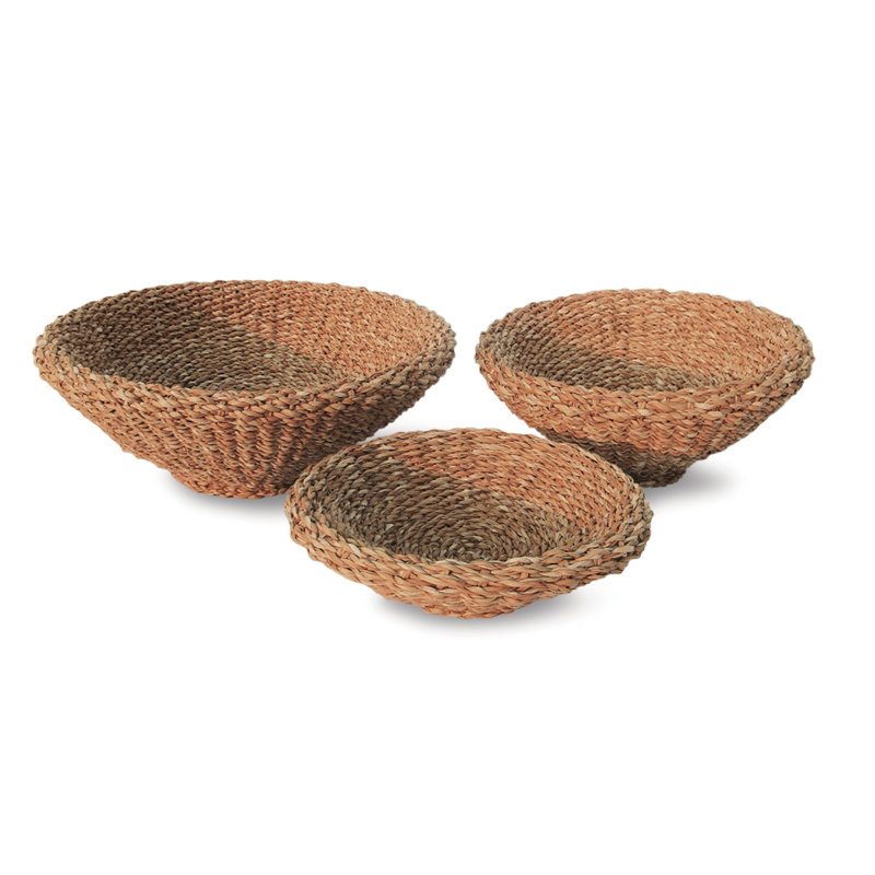 Ensemble de paniers 3 pièces Charton Seagrass