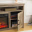 Meuble télé Farmhouse jusqu'à 65 po, console de divertissement avec foyer encastré de 18 po-111825673