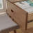 Solid Wood Makeup Vanity, Detachable Mirror, Adjustable Lighting, Equipped with Three Drawers-131238107-107934571