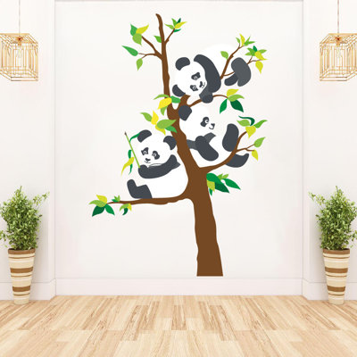 Adhésif décoratif animaux panda