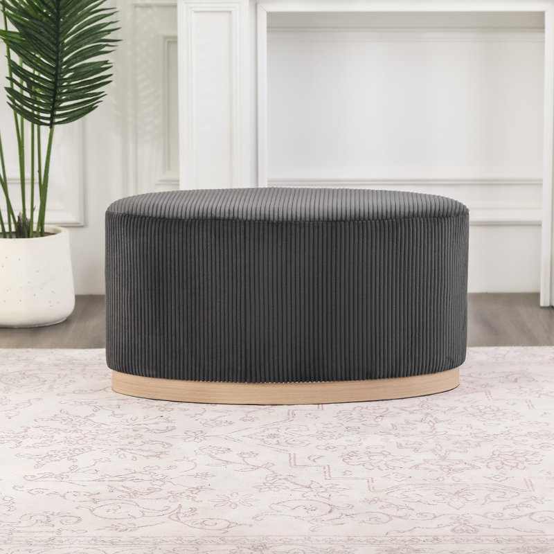 Banc elliptique souple, Gris foncé