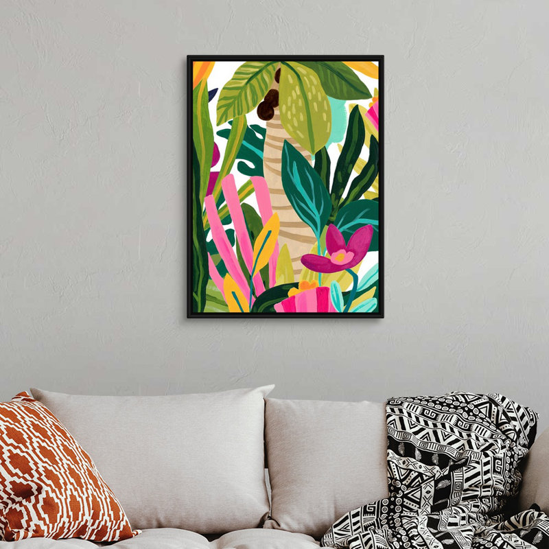 «Island Thicket IV», art mural sur toile, H 34 po x l 26 po, Black