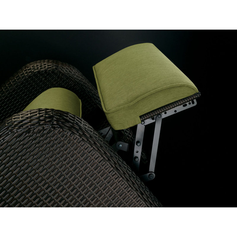 Fauteuil inclinable avec coussins Asherman, Smokey Cilantro Vert