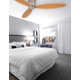 Hardy 3 - Blade Flush Mount Ceiling Fan with Remote Control