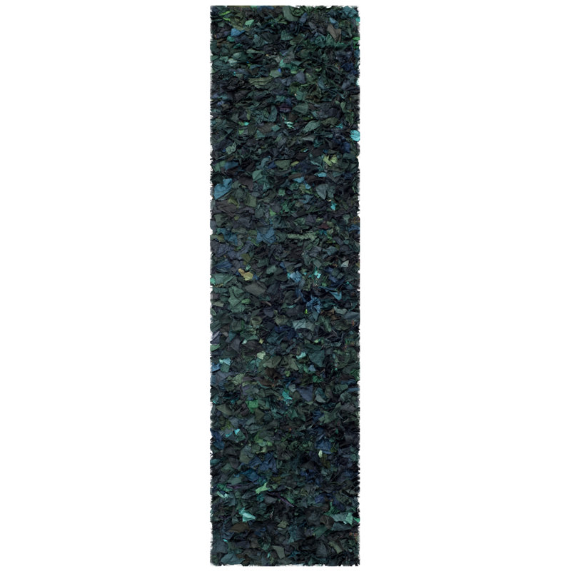 Godsey Shag Hand Woven Performance Rug, Runner 2'3" x 9'